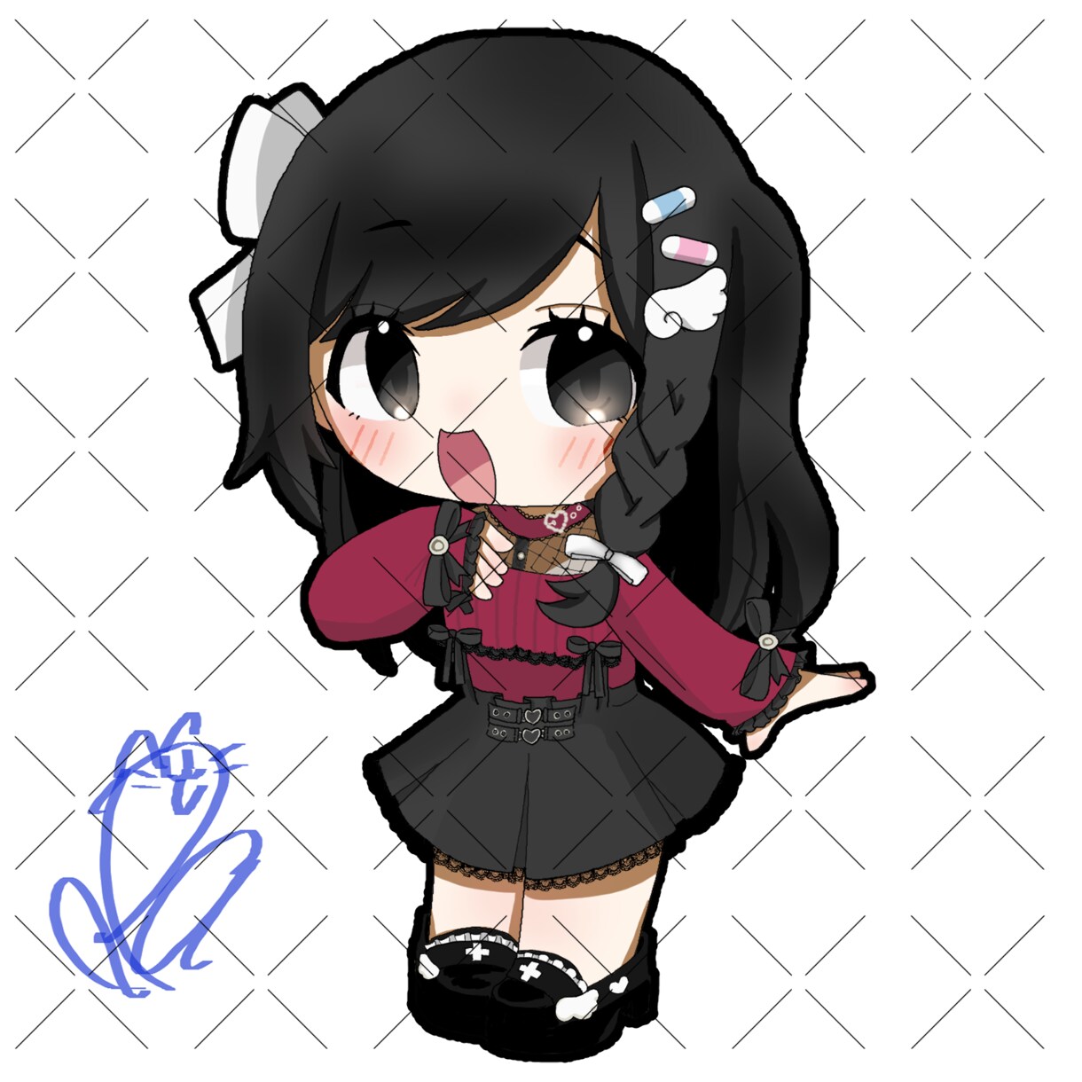 SNSのアイコン用のミニキャライラスト書きます ミニキャライラスト最短3日で納品します イメージ2