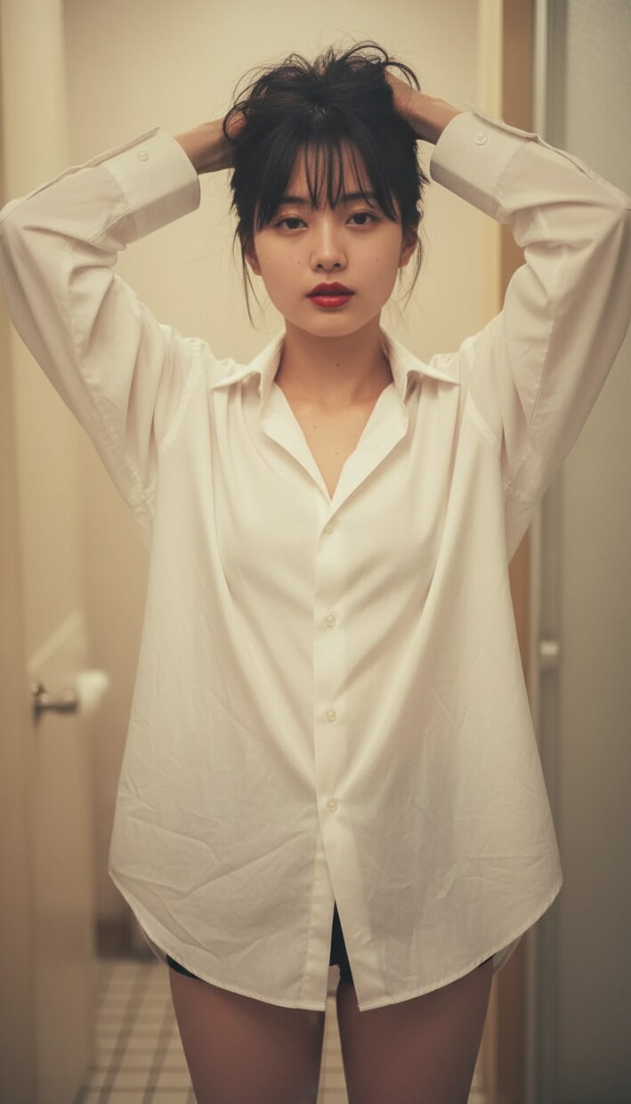 AI黒髪ショートボブ美女画像を販売します SNSや広告に使いやすい自然なAI画像 イメージ3