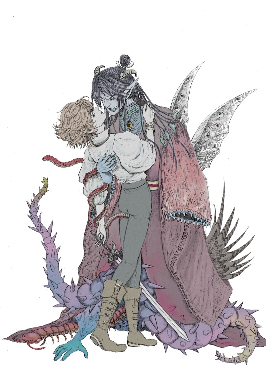 創作イラスト　デジタル、アナログどちらでも描きます ファンタジー、ホラー、GL、BLジャンルは問いません。 イメージ9