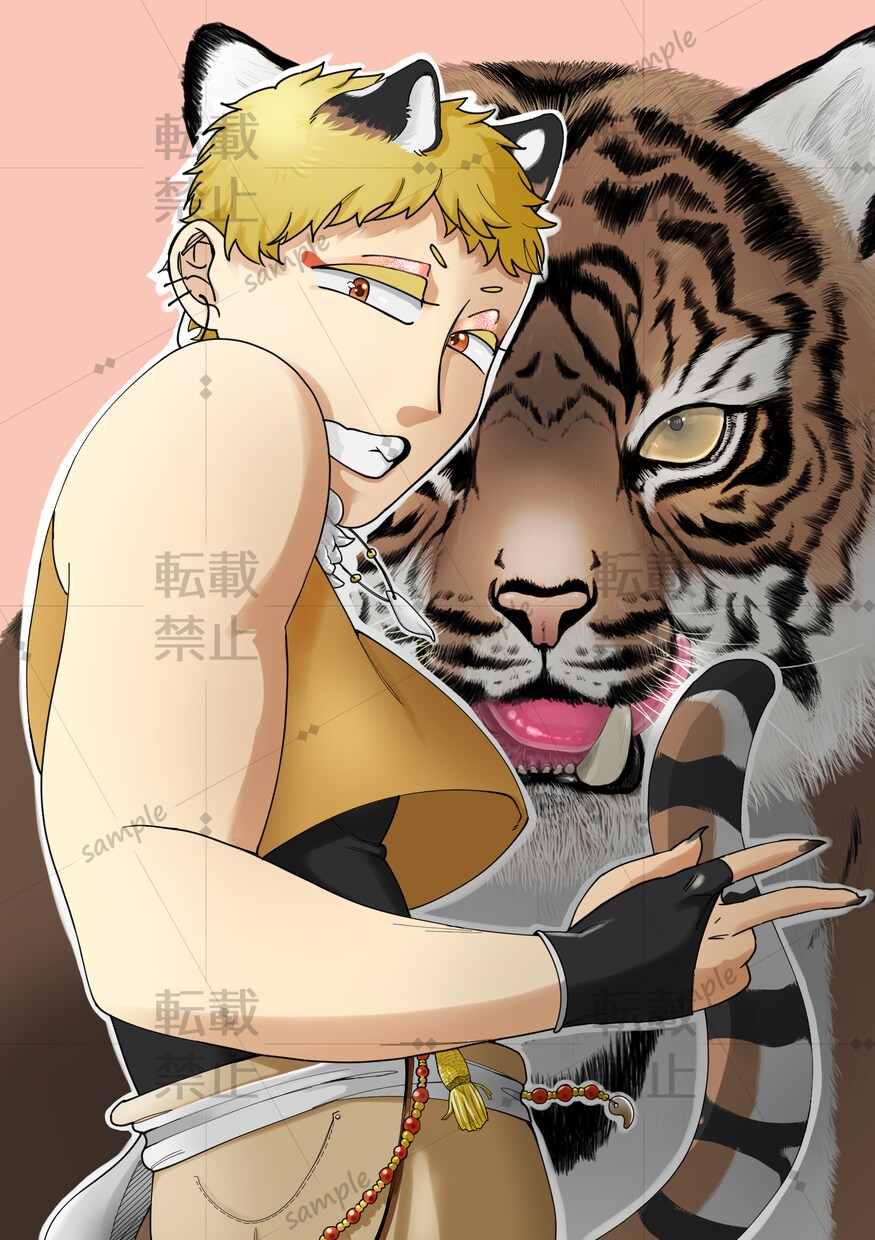 男性特化(女性も可)のイラスト制作いたします はっきりとした雰囲気のイラストが得意です イメージ4