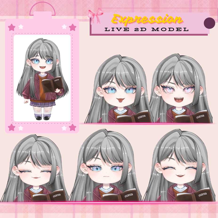 高品質☆低価格　のVtuberを作成しますます Live2Dモデリングのみも大歓迎！ イメージ2