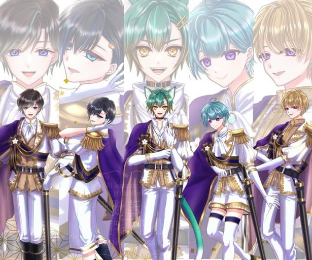 VTuber立ち絵・IRIAM・一枚絵他 描きます Live2Dパーツ分け・歌みた・サムネ・三面図・ロゴOK！ イメージ1