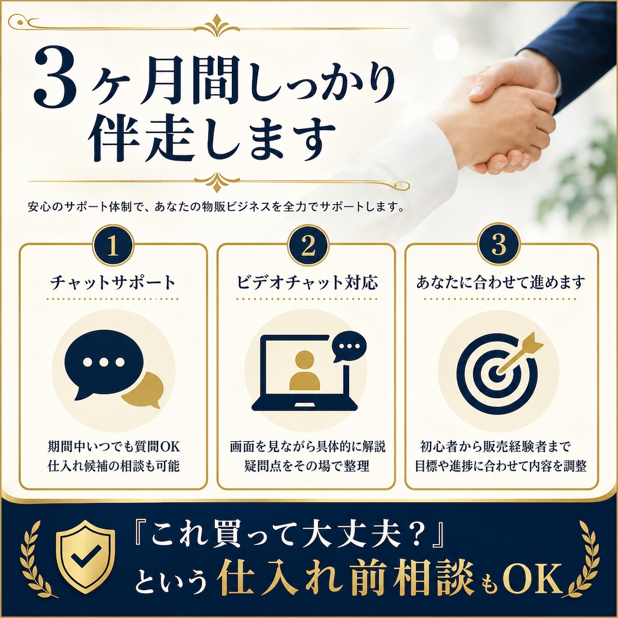 初心者歓迎！楽器転売を3ヶ月間サポートします 仕入れ・国内販売・海外販売まで3ヶ月伴走サポート イメージ4