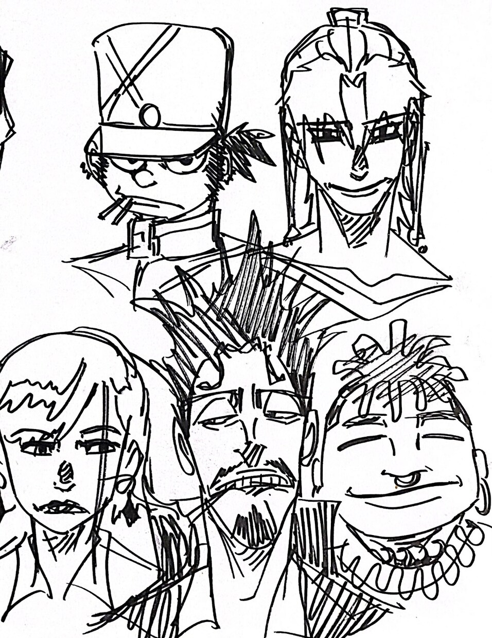 トプ画にしたりアルバムジャケットにしたり！描きます ラフにイラストをつくりあげよう イメージ5