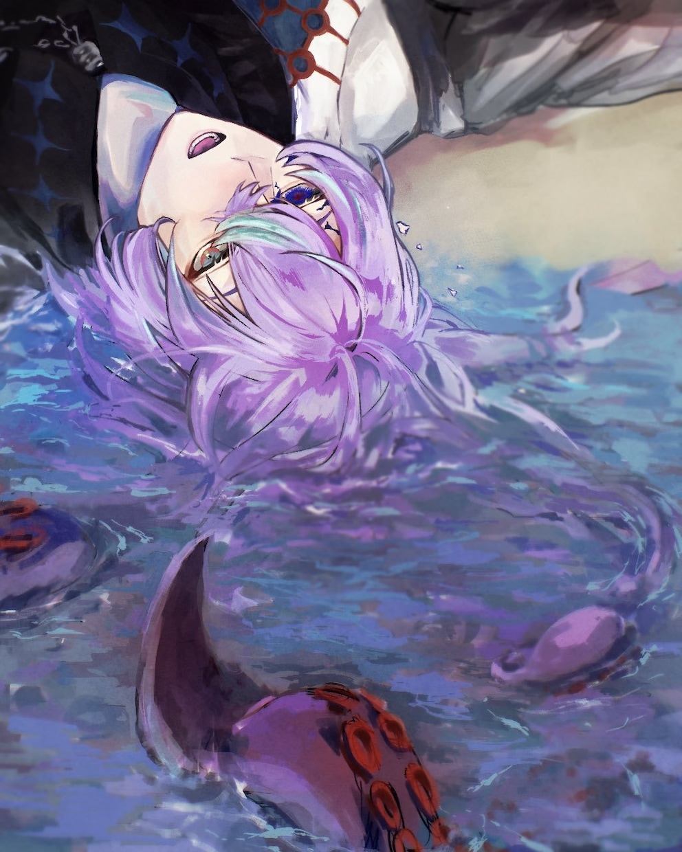 サムネイルや歌みたアイコンなど、様々な分野描きます 目を引くダークな雰囲気のイラスト描きます。 イメージ6