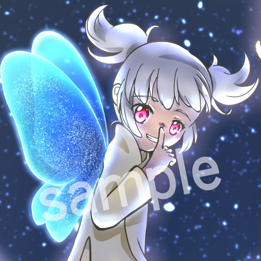 SNS かわいい アイコン 描きます ラフ修正何度でも◎あなただけのかわいいアイコン作成します。 イメージ1