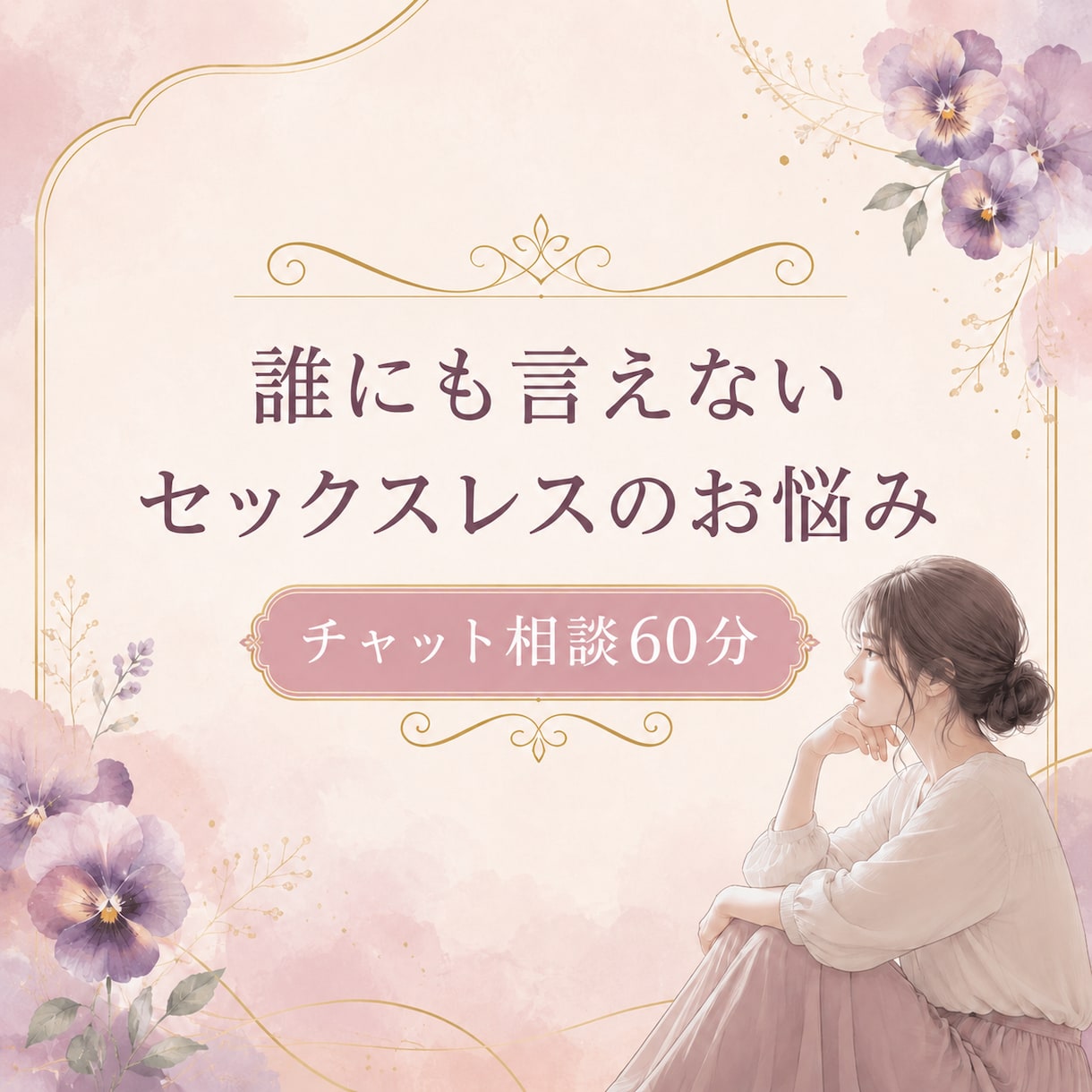 誰にも言えないセックスレスのお悩みを聞きます 夫婦の夜の温度差や寂しさ、女性目線で優しく受け止めます イメージ1