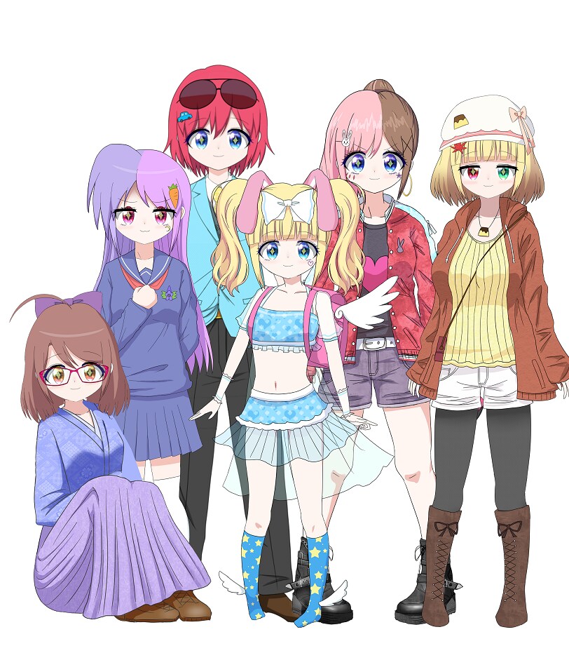 今すぐデビュー！VTuberの2Dモデル制作します 活動を1から10まで現役Vが全てサポート。後にコラボなども。 イメージ8