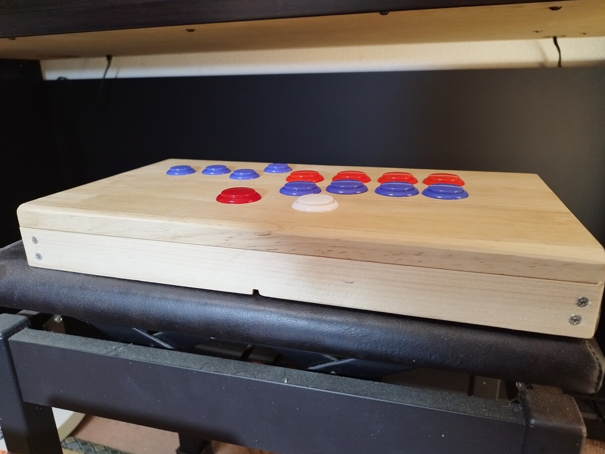 木製でのアーケードコントローラー作成承ります レバーレスタイプも作成。ボタン配置などフルオーダーメイド イメージ6