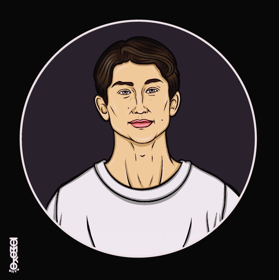 似顔絵プロフィール描きます 目立つプロフィールが欲しい方、似顔絵ロゴ描きます。 イメージ4