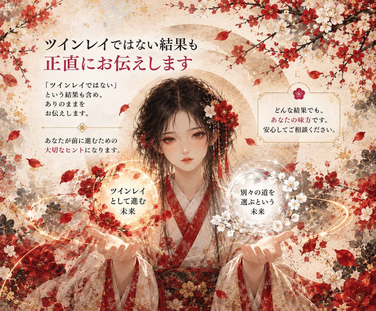 そのご縁の正体は？特別な二人の未来を読み解きます なぜこんなに忘れられないのか。惹かれるのに進まない理由とは。 イメージ5