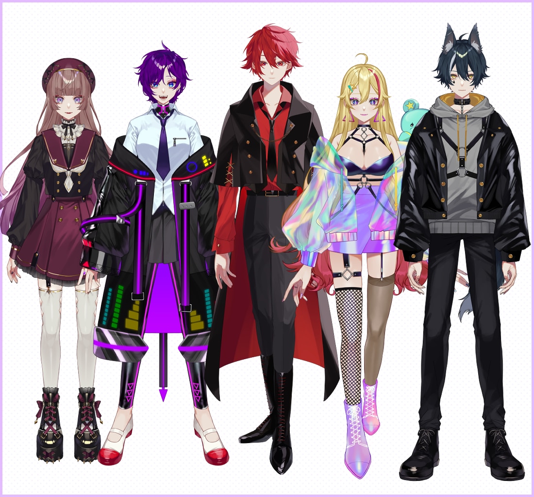 初心者向け！1からVtuberモデル作成します キャラデザ～モデリングまで一括対応可能!! イメージ2