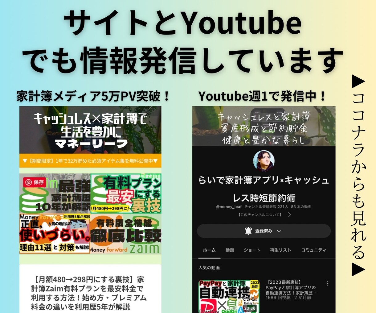 意味ある家計簿に大変身！改善点をアドバイスします 【家計簿テンプレ配布】キャッシュレス対応！使い方レクチャー イメージ5
