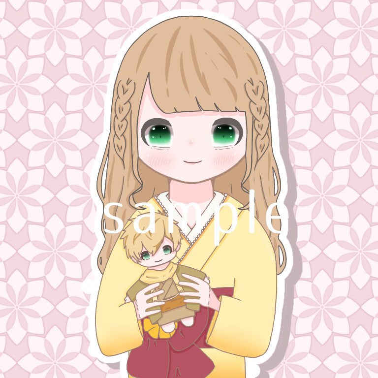 コテキャラ、夢絵描きます ココナラ初めてでよく分かってませんが頑張ります イメージ2