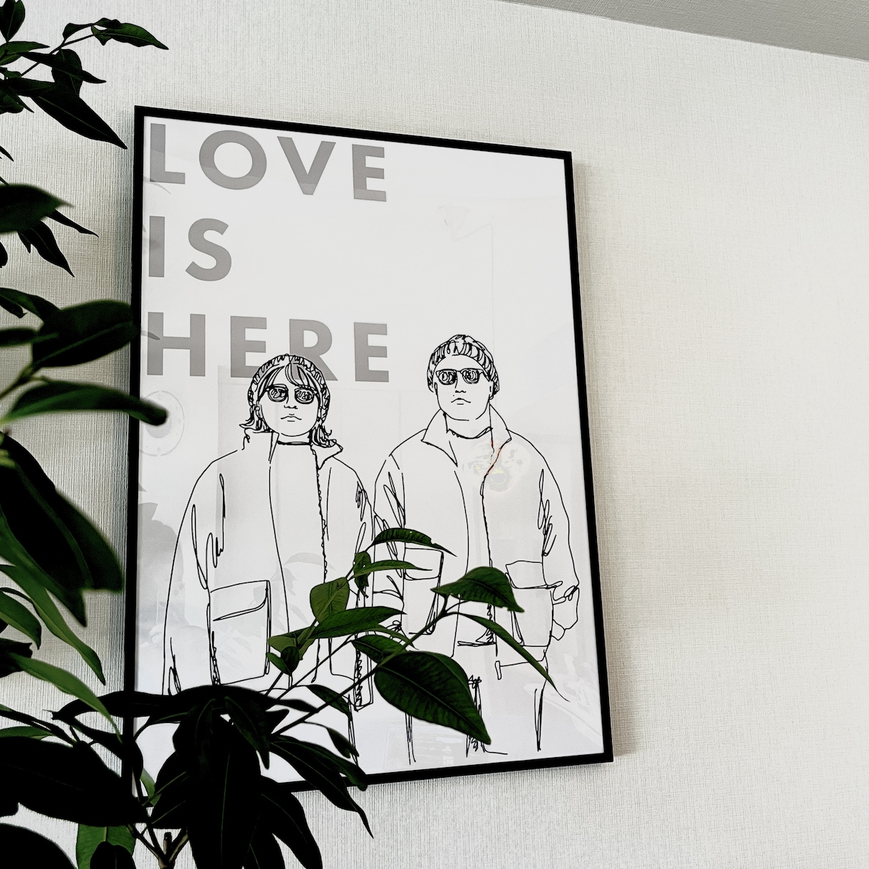 モノクロシックな似顔絵描きます お写真を良い感じにシックなイラスト化します イメージ1
