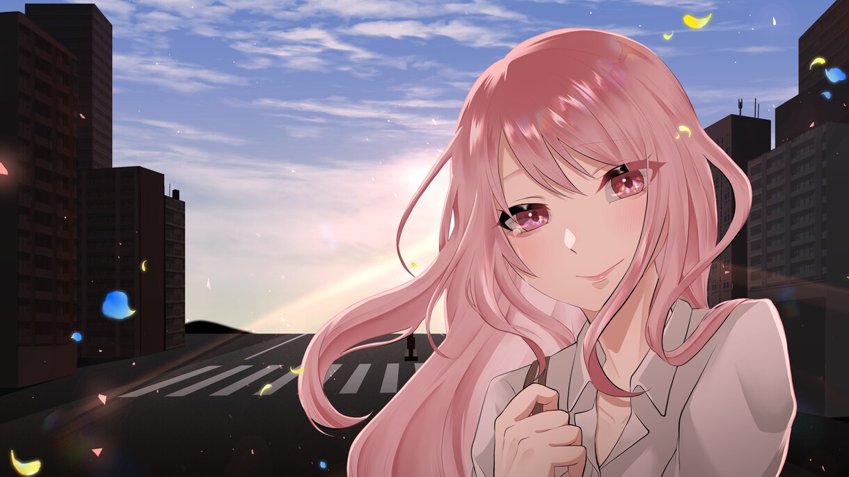 オリジナルアイコン・ヘッダー・イラスト作成承ります 水彩と厚塗りを織り交ぜたイラストです。 イメージ5