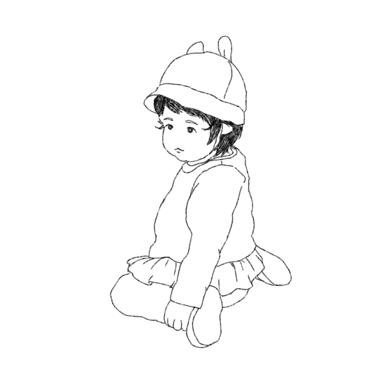 お写真をトレースして素敵な線画のイラストにします シンプルでおしゃれなイラストやアイコンが欲しい方におすすめ イメージ3