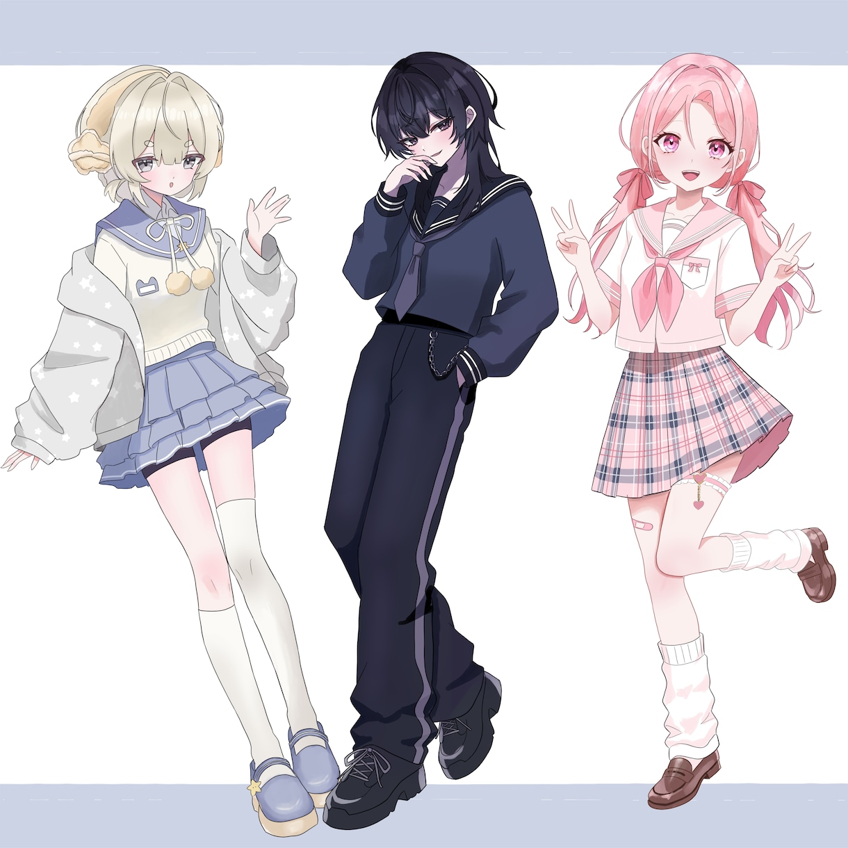 可愛いからかっこいいまで！立ち絵制作します あなただけのオリジナル立ち絵！ イメージ4