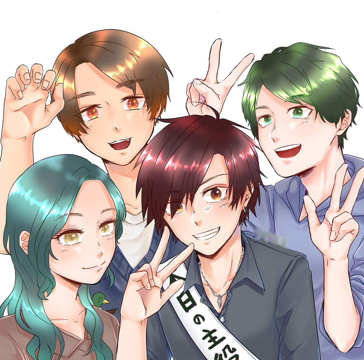 歌ってみた用イラスト・アイコン等制作いたします 可愛い女の子もかっこいい男の子もお任せ下さい！ イメージ8