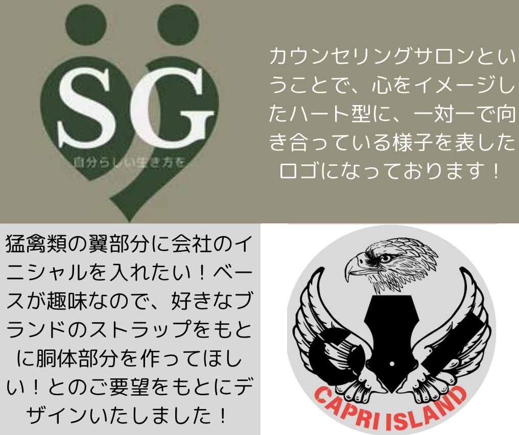 要望にあったロゴを制作いたします 何度でも修正可能！あなただけのロゴを作ってみませんか！ イメージ1