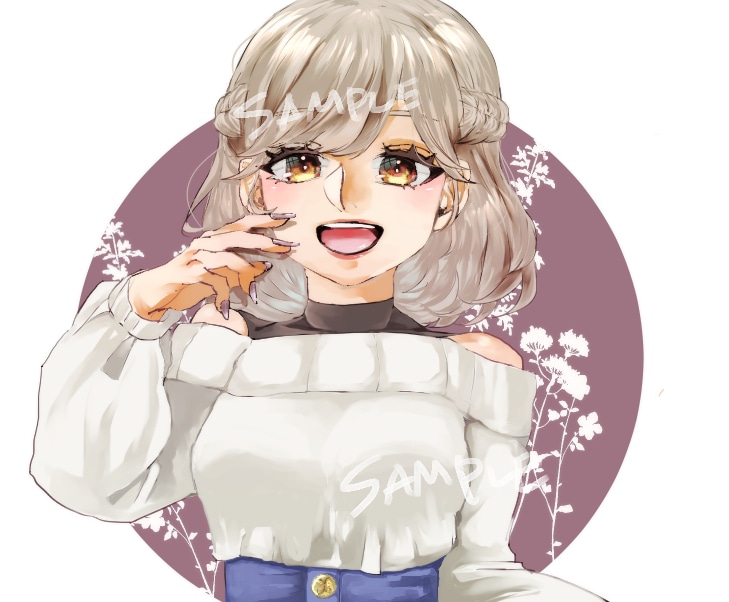 SNSアイコン、一枚絵など、イラスト作成いたします あなただけのイラストを制作いたします！ イメージ1