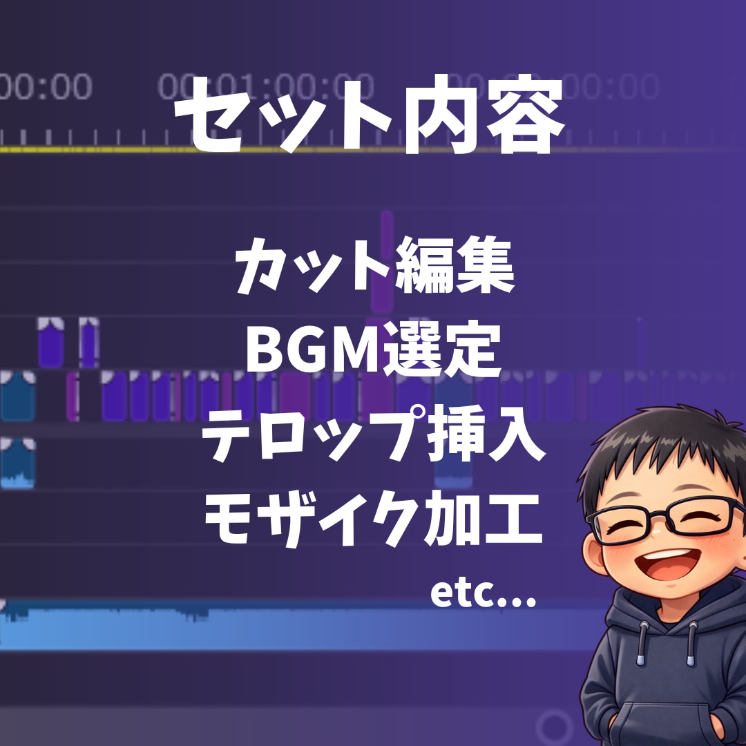 丸投げセット！！どんなジャンルでもやります 一括丸投げ動画編集セット！！どんなジャンルでもどうぞ！！ イメージ2