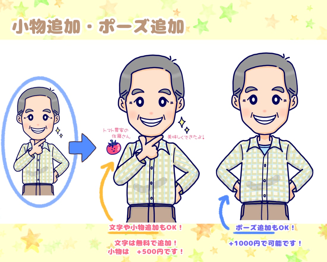 商用・お急ぎOK！似顔絵師がイラストをお描きします ゆるかわ！ＳＮＳやお仕事用にも使えて便利！彩りをぜひ！ イメージ5