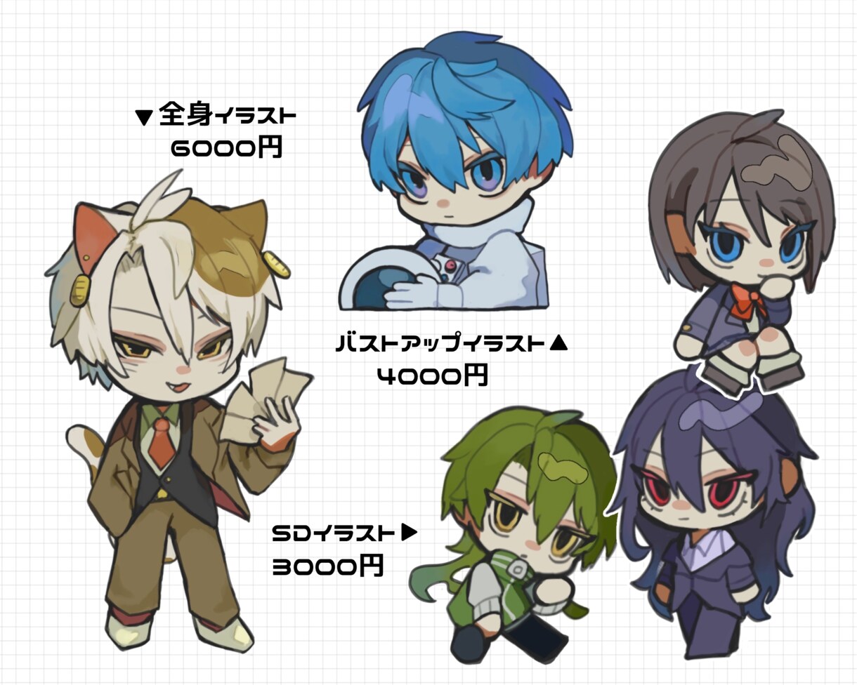 デフォルメ・SDイラスト制作いたします アイコン・動画用など様々な用途で対応可能！ イメージ2