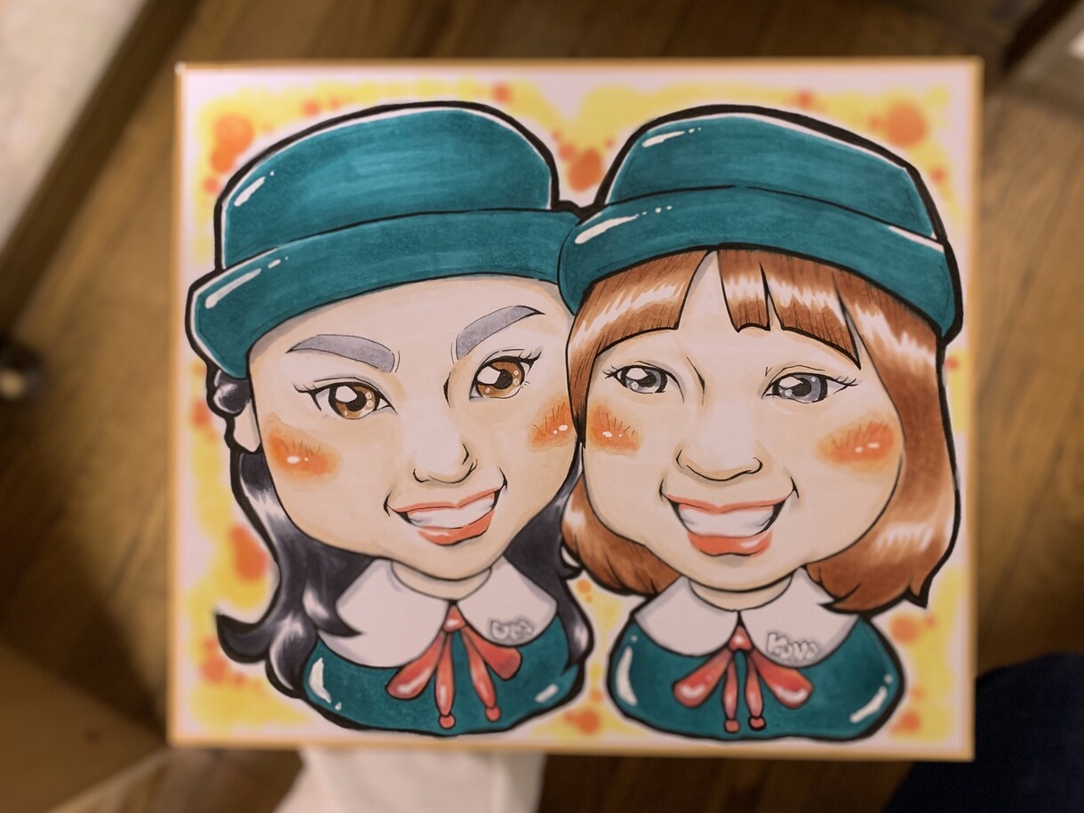 大切な人への似顔絵描きます あなたの顔、似顔絵にしてみませんか？ イメージ3