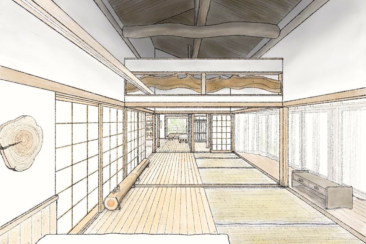 柔らかい雰囲気の手書きパースを描きます プレゼンで使える！優しい雰囲気のデジタル手書きパースです。 イメージ2