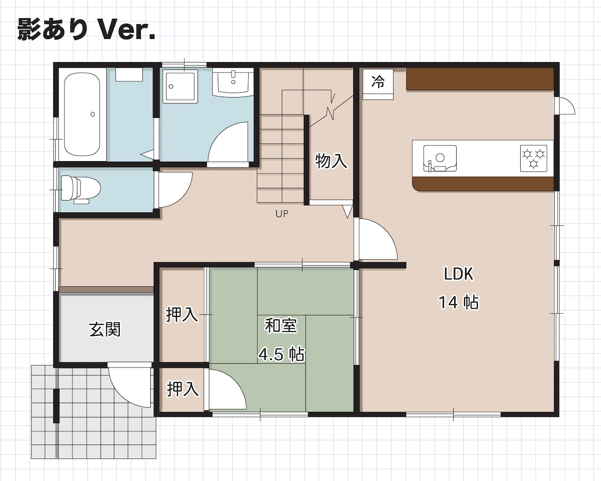 間取り図作成します 元工務店インハウスデザイナーが丁寧に作ります イメージ3