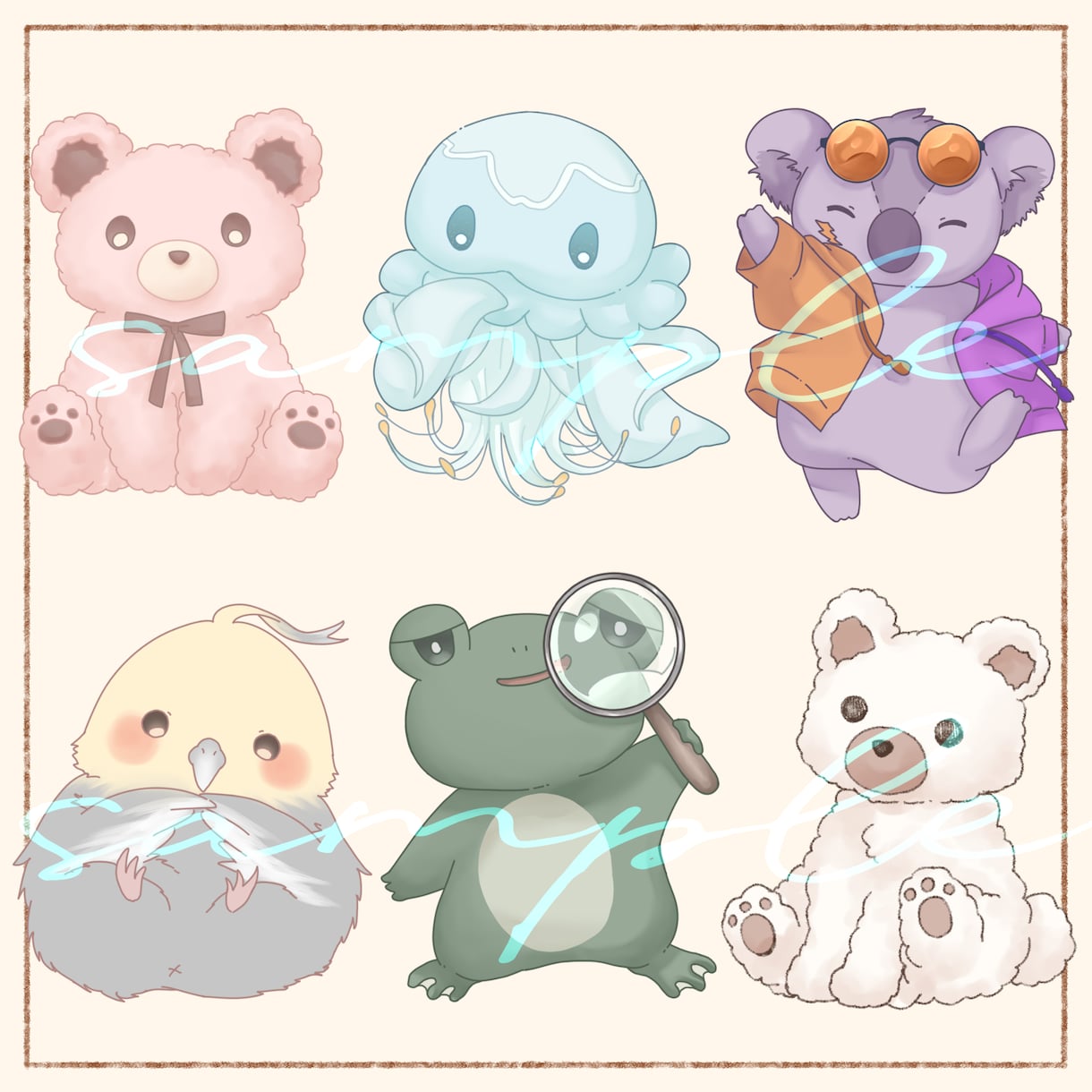 人外/生物イラスト制作お受け致します SNS/TRPG/配信用などの生物イラストお手伝い致します* イメージ3