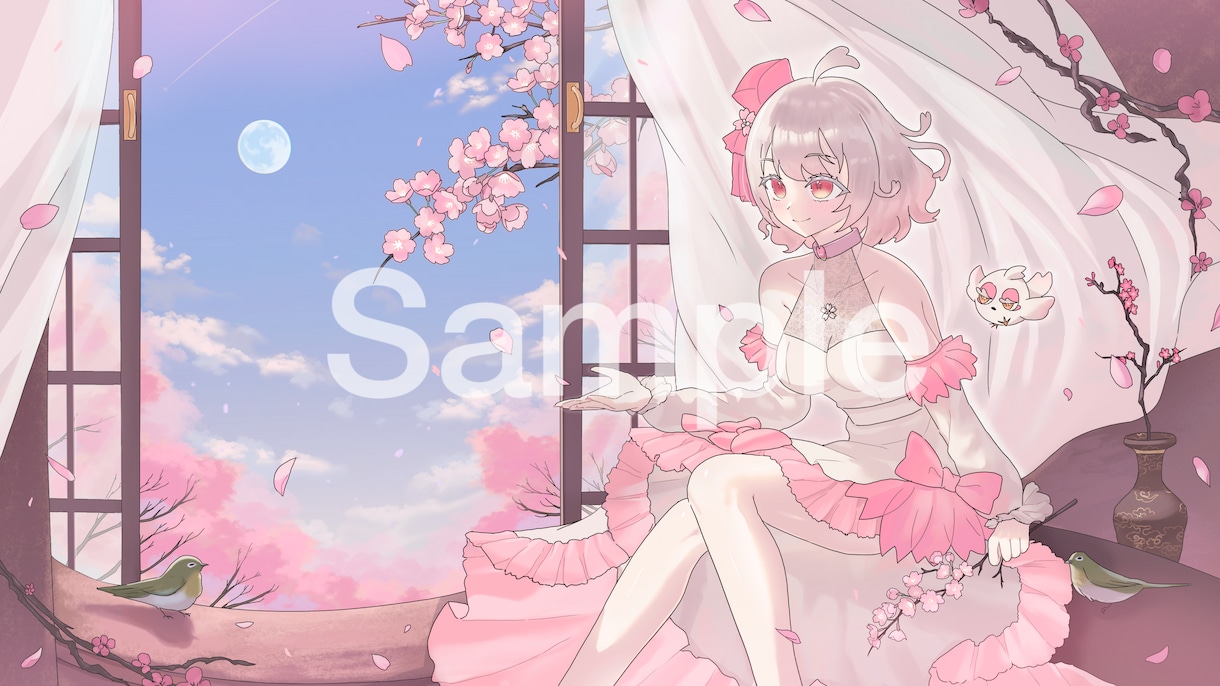 心に残る繊細な一枚絵を描きます 歌みた/立ち絵など、ハイクオリティなイラストを描きます イメージ7