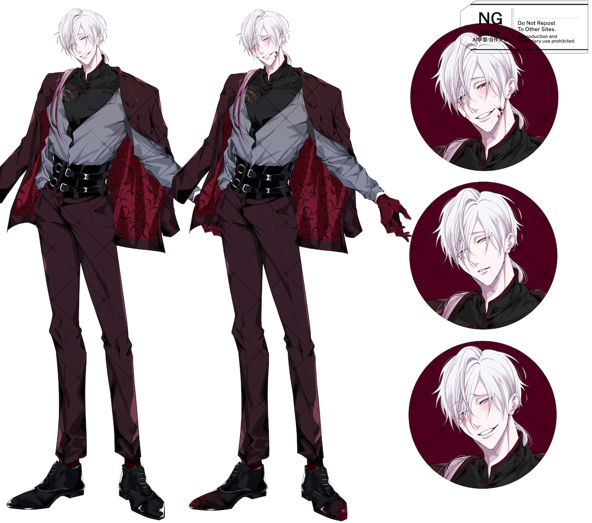 TRPG、ゲームで使う男性キャラ立ち絵作成します bl漫画家が描く色気のある男性キャラクター イメージ4