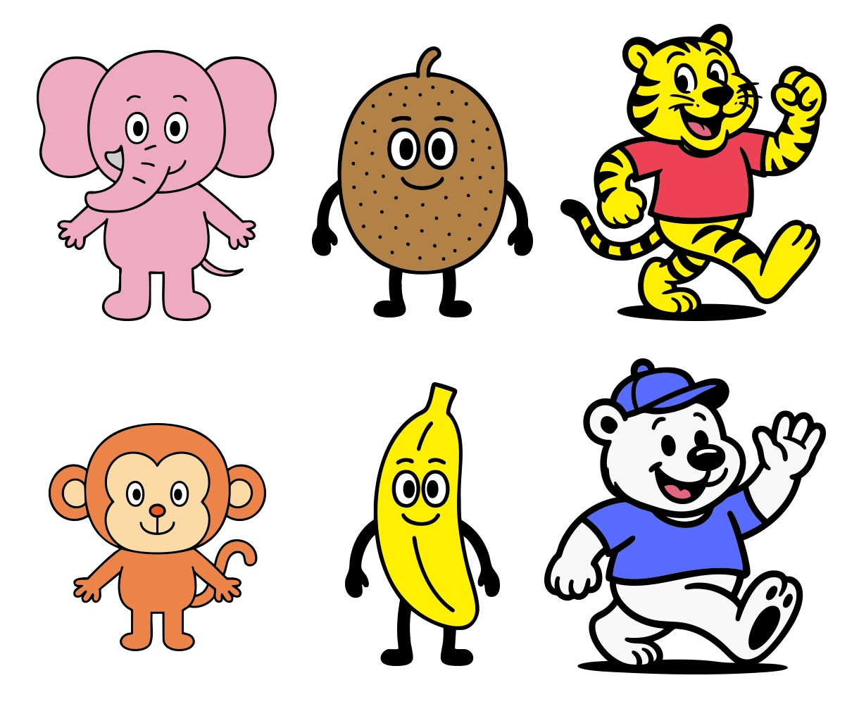 商用OK！キャラクターイラスト制作します SNSアイコン、挿絵、グッズデザインなど心を込めて制作 イメージ2