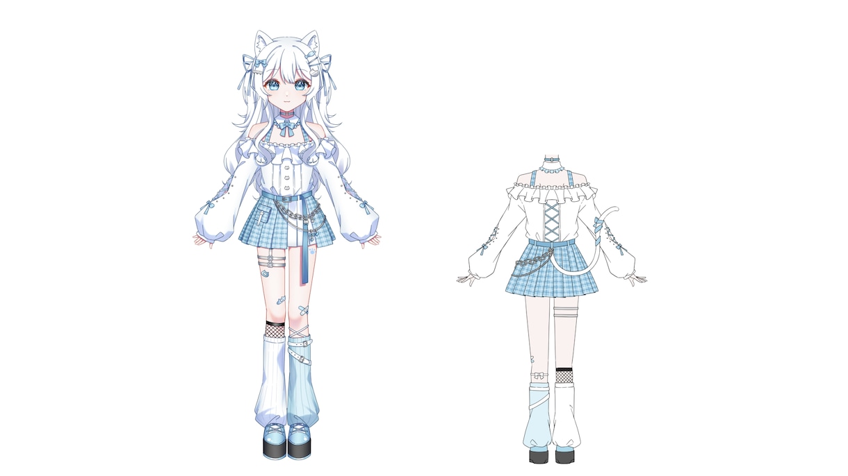 衣装デザイン制作いたします VTuberさん衣装、キャラクター衣装デザインします！ イメージ7