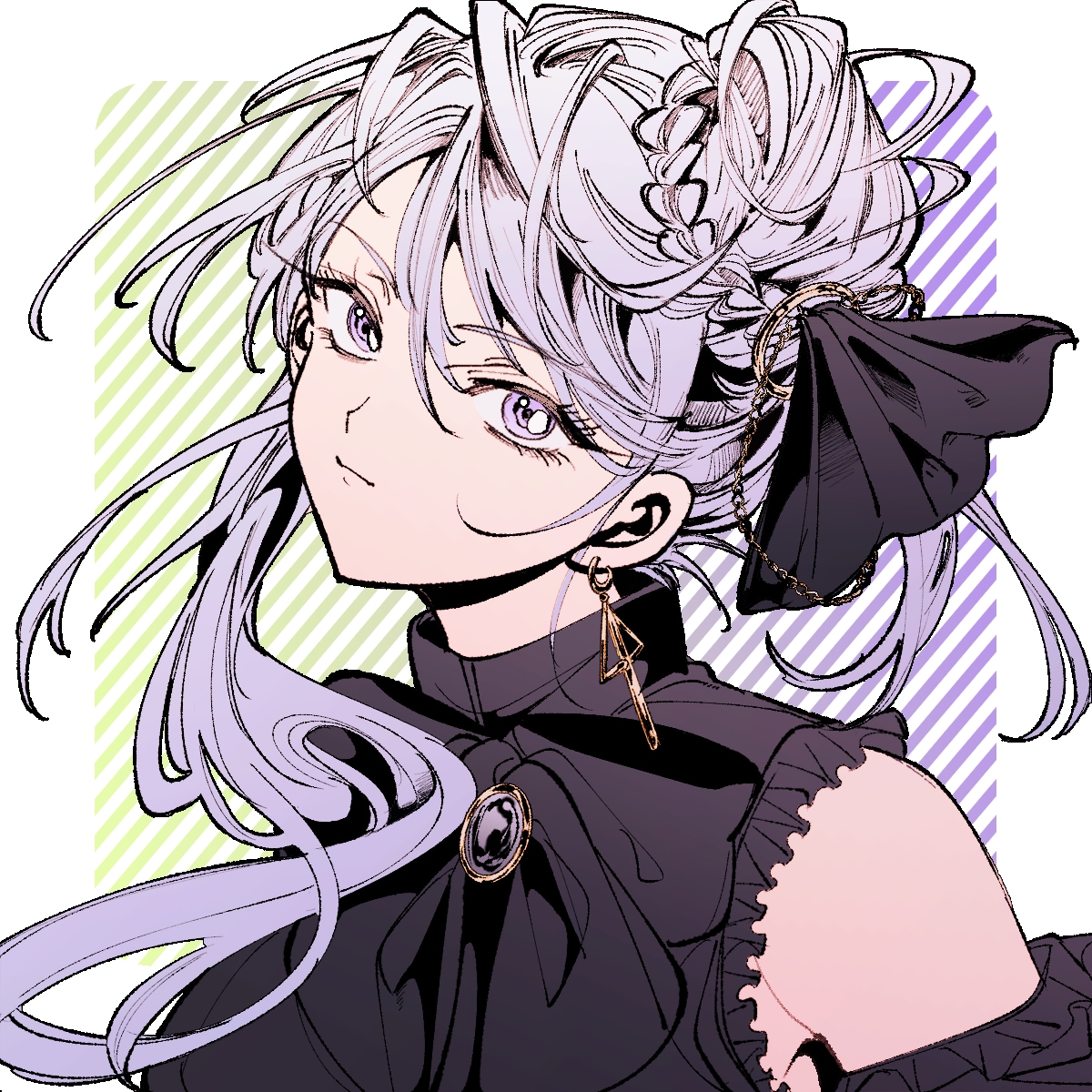 SNSアイコン、サムネイルお描きします パキッと影のある見映えするアイコン イメージ1