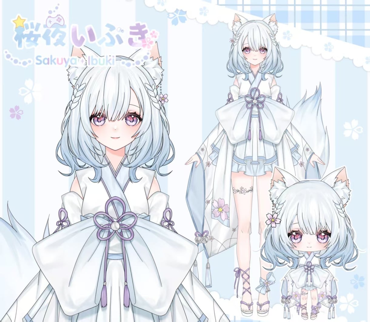 企業VTuber並み！ロゴ、SDキャラも制作します デビュー徹底サポート！満足いくまで修正無制限、著作権譲渡 イメージ4