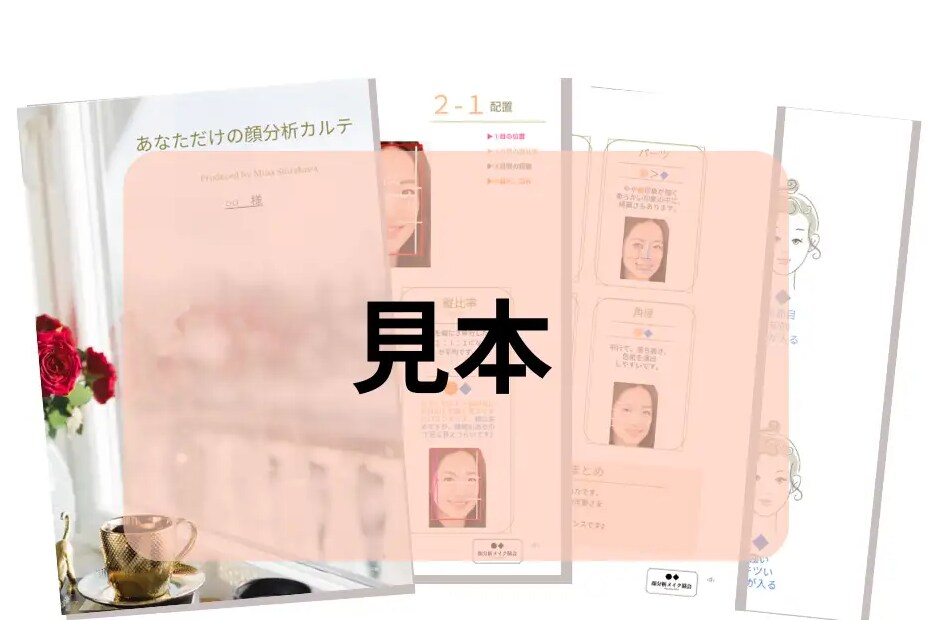 あなたの魅力を顔分析で見つけます 顔立ちを細かく分析し、あなたの魅力と“似合う”を引き出します イメージ4
