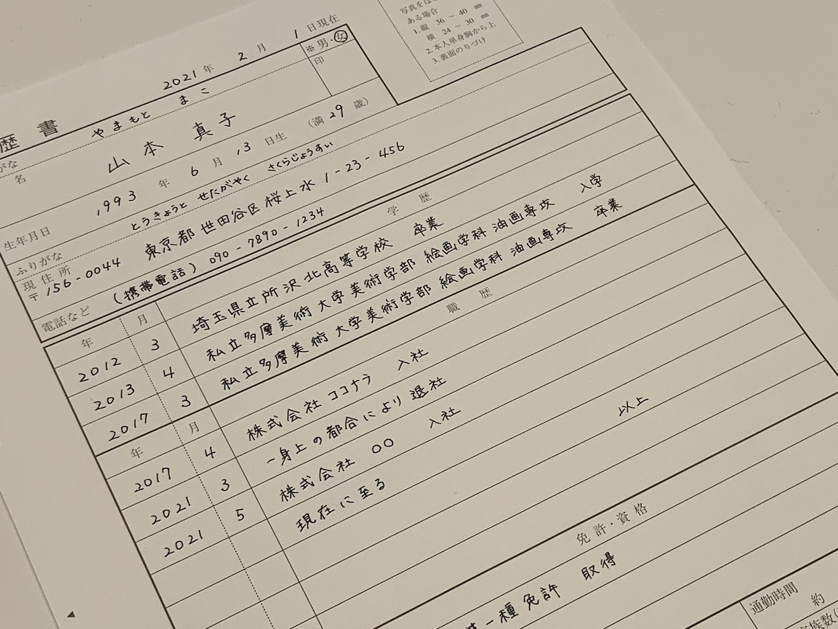 お手紙、履歴書、その他代筆、とにかく文字書きます 文字だけでなく、イラストなども描けます イメージ4