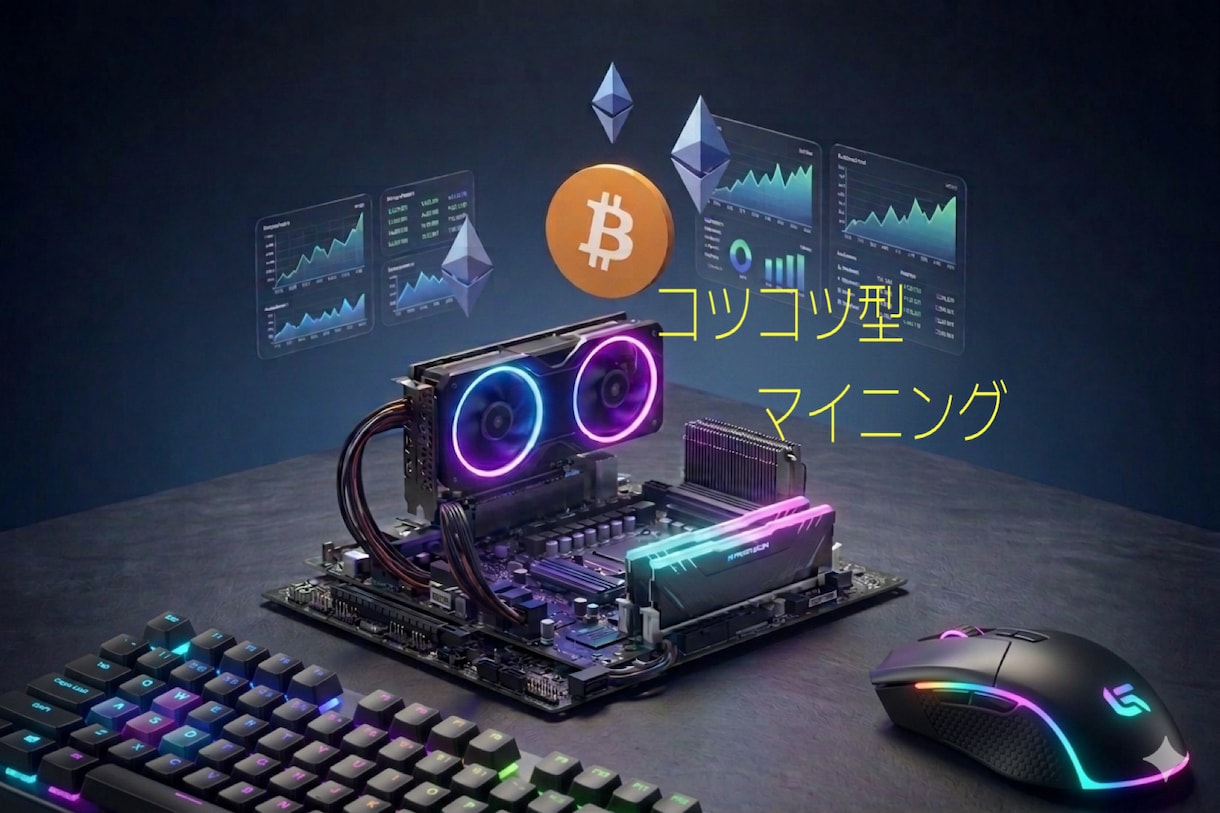 PCに働いてもらう為の設定をお手伝いします マイニングノード報酬が獲得可能な銘柄、設定方法をお伝えします イメージ1
