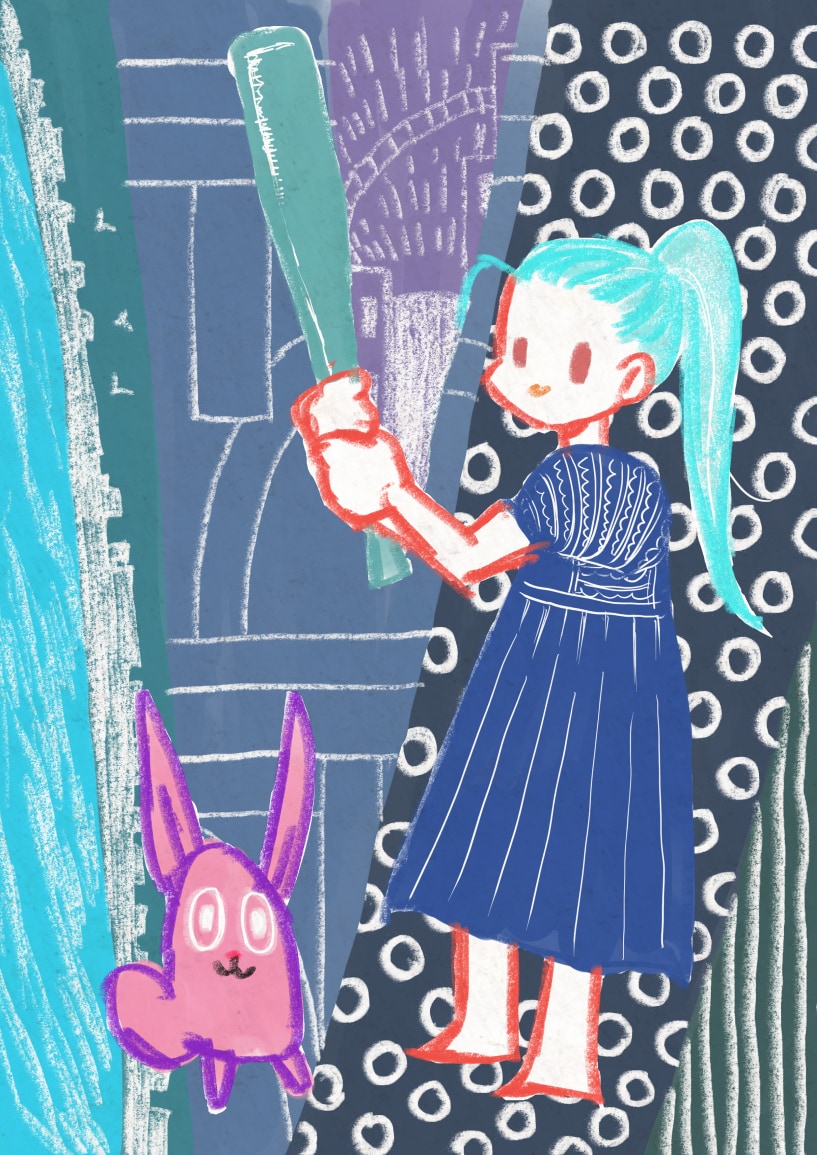 カラフルなゆるい絵本調の絵を描きます ゆるさの中に一粒のスパイスを利かせた絵はいかがですか イメージ2