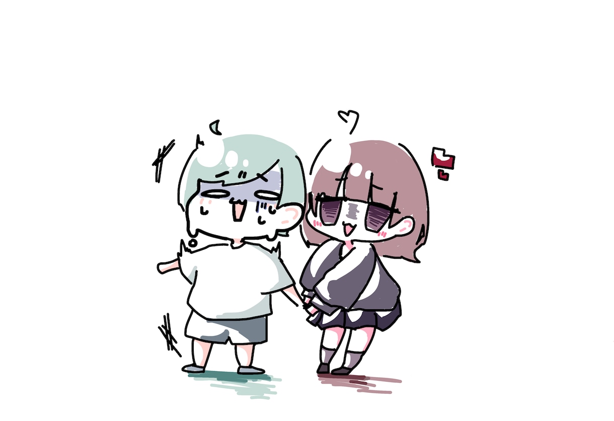 大幅値下げしました！デフォルメイラスト描きます ふわふわ可愛いを求めている方是非！ イメージ4