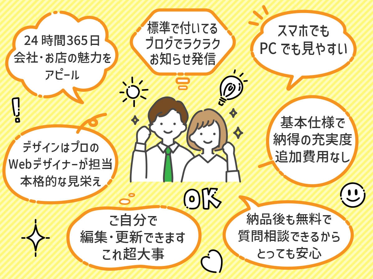中小企業・個人事業主・会社用ホームページ作成します 初心者さま大歓迎。高品質なHPをWordPressで制作。 イメージ4