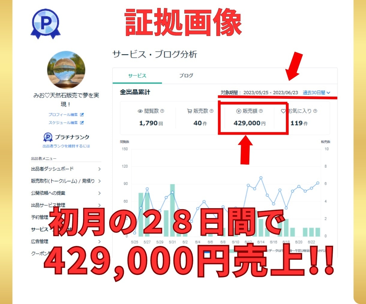 売れたいなら【無料の全自動集客方法】教えます 初心者の私がたった5日でプラチナランクになれた驚きの全貌公開 イメージ2
