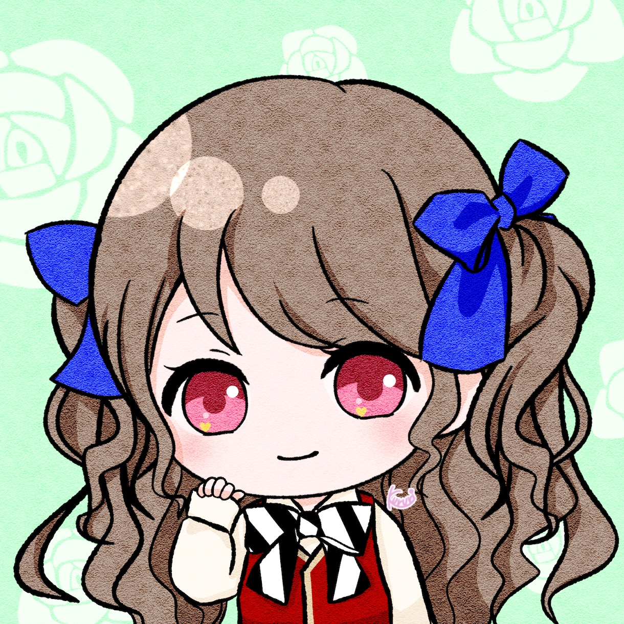 商用OK!!ほんのり和風アイコン描きます 目を引く顔アップ！和風だけど洋服でもOK! イメージ6