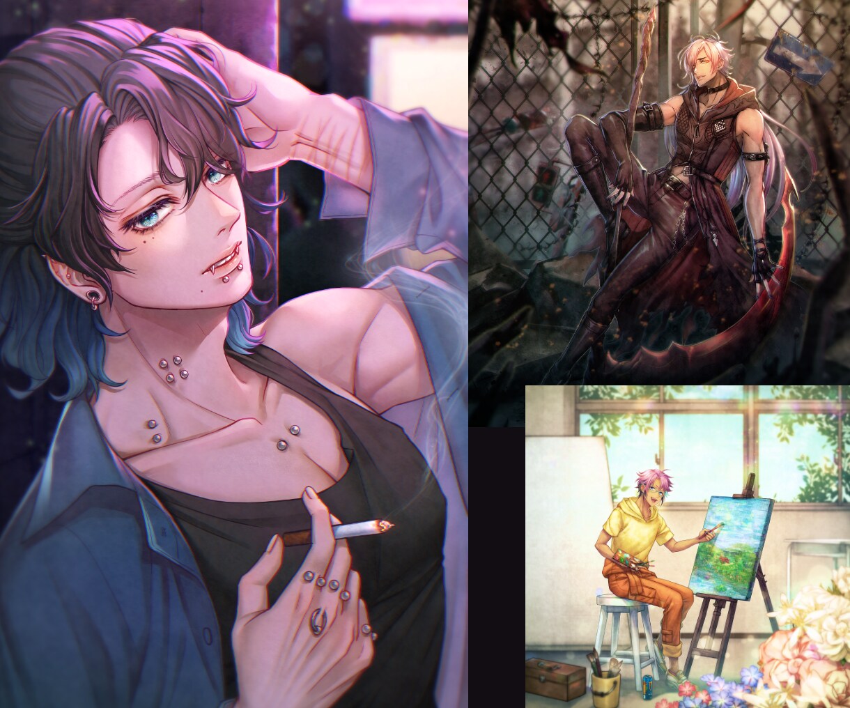 商用可✦ハイクオリティで美麗なイラスト制作します 歌ってみた、動画サムネイル、小説表紙、ゲームスチル等に！ イメージ9