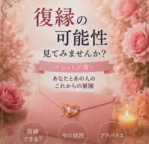 彼の本音を深く占います 恋愛・復縁・相手の気持ちを丁寧に鑑定 イメージ4