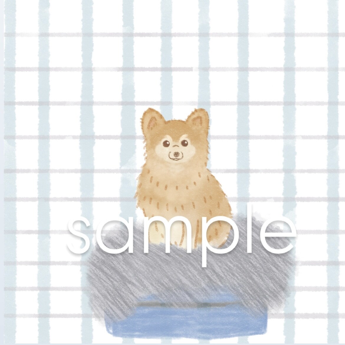 あなただけの特別なほっこりペットイラストを描きます 《プレゼントにも◎手書き風なイラスト♪) イメージ5
