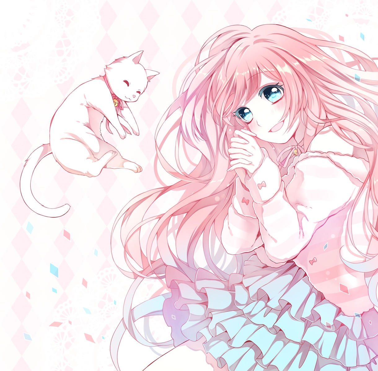 可愛い系、ほのぼの系、綺麗系のアイコン描きます 男の子ぜひ(*^^*)ペア画などもお気軽にご相談ください♡ イメージ2